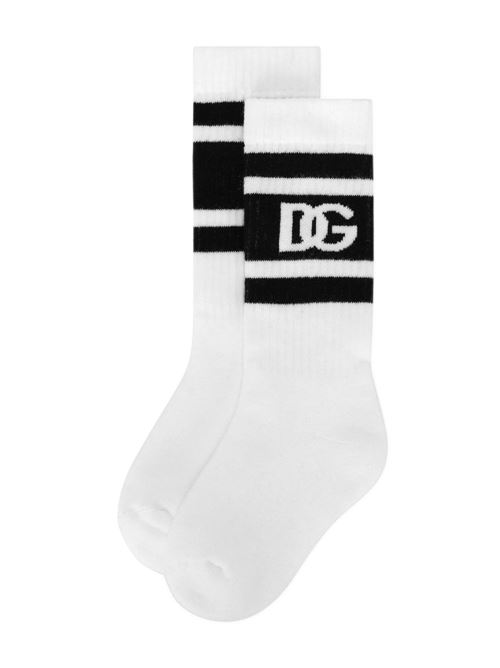 Calze bambino con logo Dolce & Gabbana Kids | LBKAC5JBCACS9002